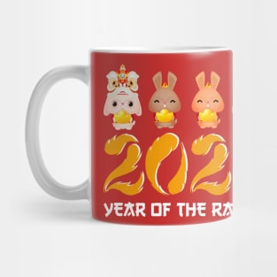 Year Of The Rabbit 2023 Happy Chinese New Year Women Men Kid Mug